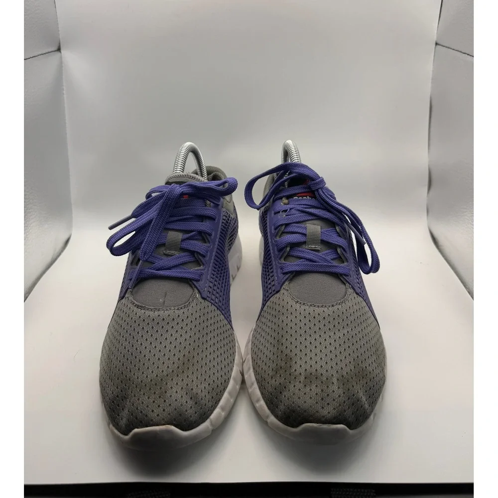 Reebok ZQuick Dash Women 7.5 Purple Grey Good V60319 Nanoweb Running Shoes